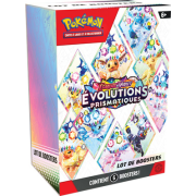 Lot de 6 Boosters Pokémon Ecarlate et Violet Évolutions Prismatiques EV8.5