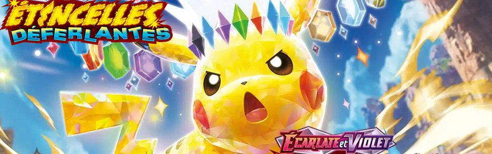 Booster Pokémon Écarlate et Violet 8 Étincelles Déferlantes (EV08)